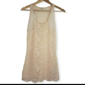 Wilfred Ivory Lace Tang top